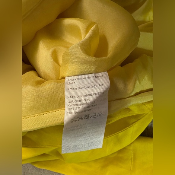 Gauge81 NAHA LINEN linen draped shirt mini dress - Small. EUC. - Picture 13 of 13